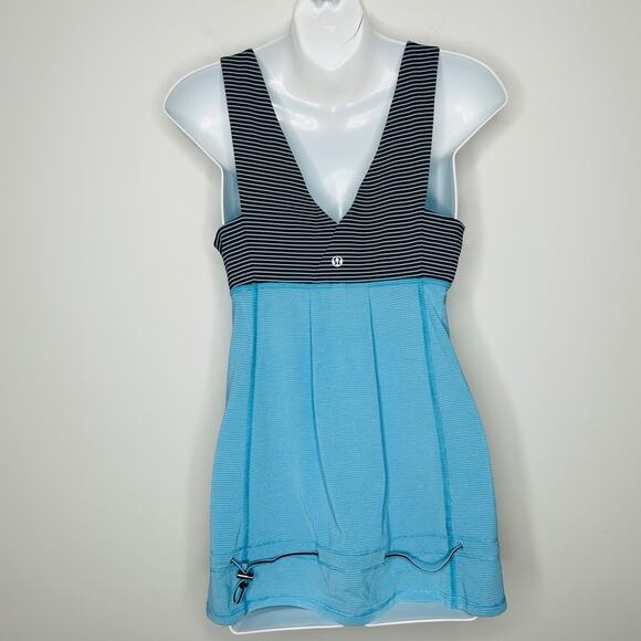 LULULEMON ATHLETICA Hustle & Bustle Tank Top Size 8 Workout Fitness Activewear - Picture 5 of 10